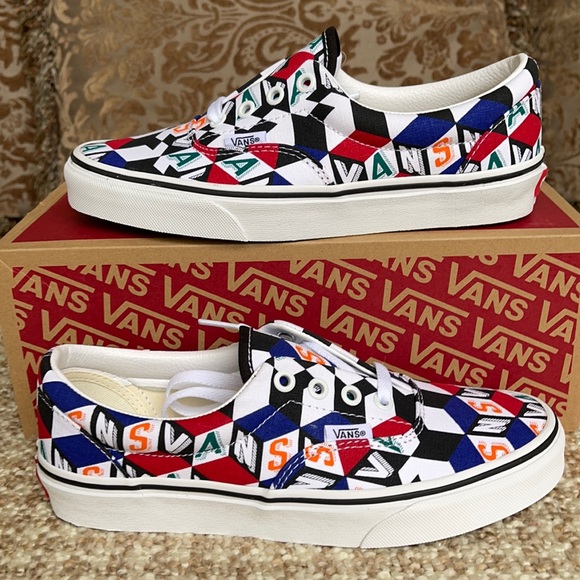 Vans Era Checker Cube Multi/True White MEN’s - Picture 2 of 16